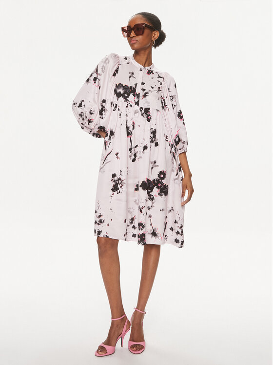 Bruuns Bazaar Bruuns Bazaar Φόρεμα πουκάμισο Sarina BBW3886 Ροζ Relaxed Fit