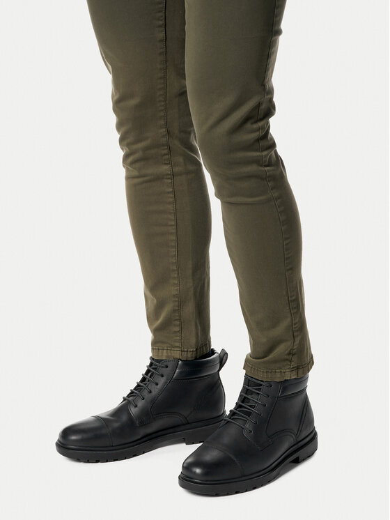 Geox Geox Schnürschuhe U Andalo U46DDA 000FF C9999 Schwarz