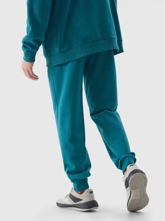 4F 4F Pantaloni da tuta 4FWSS24TTROM603-46S Verde Regular Fit