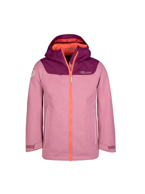 Trollkids Trollkids Kurtka przeciwdeszczowa 611-227 Różowy Regular Fit