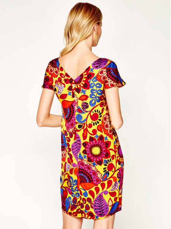 Manila Grace Manila Grace Літня сукня Sacchetto A420VS Кольоровий Regular Fit