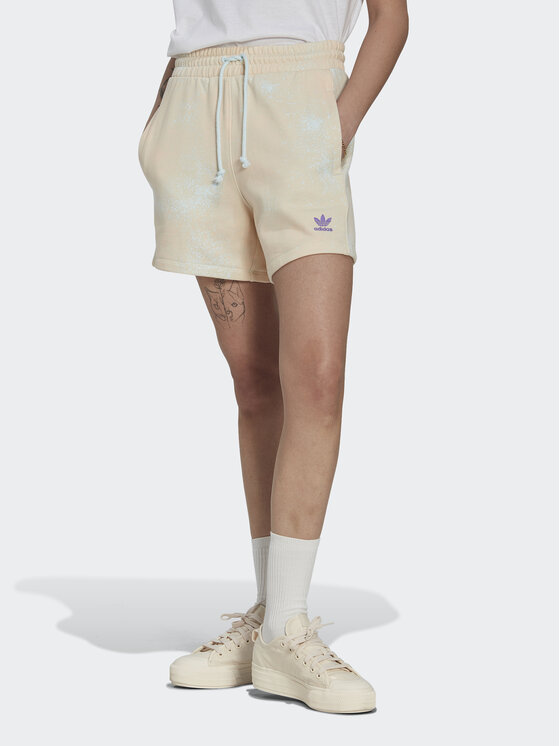 adidas adidas Sportske kratke hlače HL6610 Bež Relaxed Fit