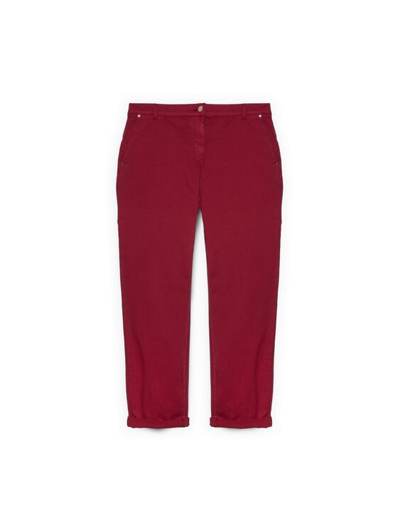 Fiorella Rubino Fiorella Rubino Pantaloni di tessuto P712T005165N019 Bordeaux Regular Fit