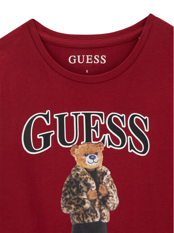 Guess Guess Blúzka J6BI12 K5793 Bordová Regular Fit