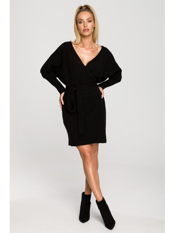 Made of Emotion Made of Emotion Vestito di maglia M714 Nero