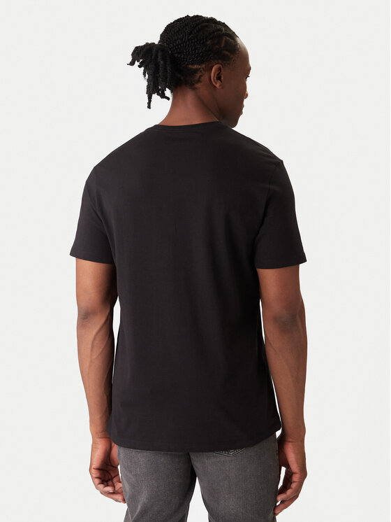 Calvin Klein Jeans Calvin Klein Jeans Tricou 2Tone Graphic LV14RE829G Negru Regular Fit