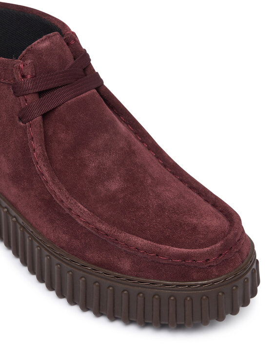 Clarks Clarks Trzewiki Torhill Moss 26329426 Bordowy