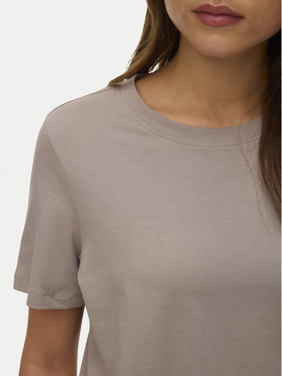 Vero Moda Vero Moda T-Shirt Paulina 10316991 Grau Regular Fit