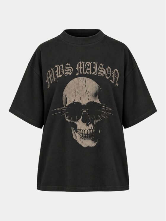 MADE BY SOCIETY MADE BY SOCIETY T-Shirt OUTPOST - T27321 Czarny Basic Fit