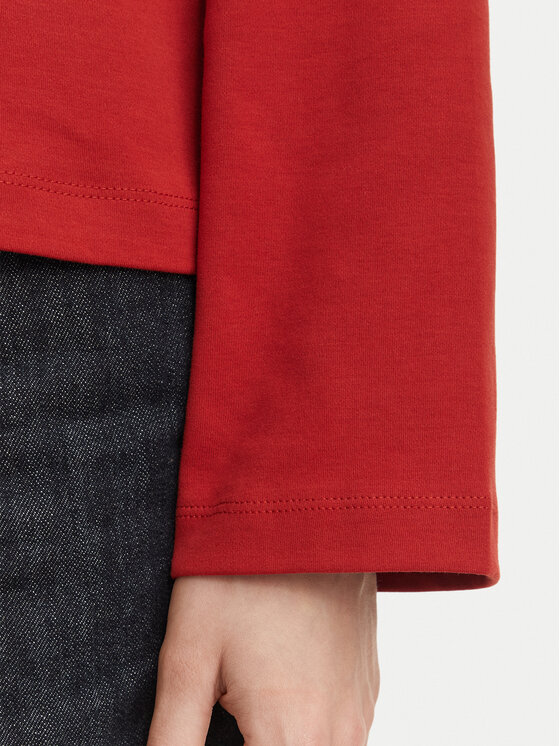 Tommy Hilfiger Tommy Hilfiger Блуза WW0WW51740 Тъмночервен Relaxed Fit