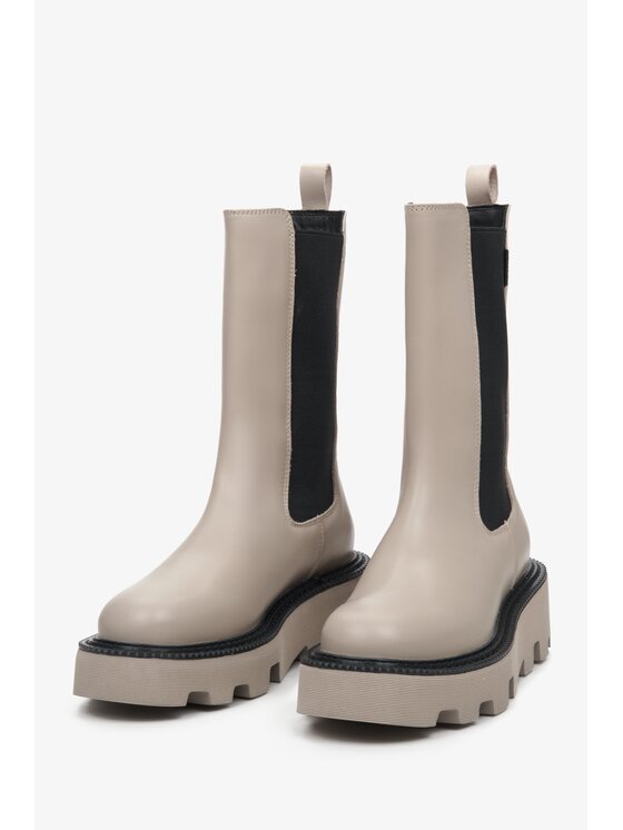 Estro Estro Stivaletti ER00112211 Beige