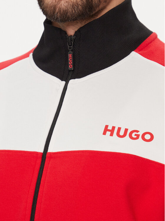HUGO Hugo Džemperis Race 50510468 Juoda Relaxed Fit