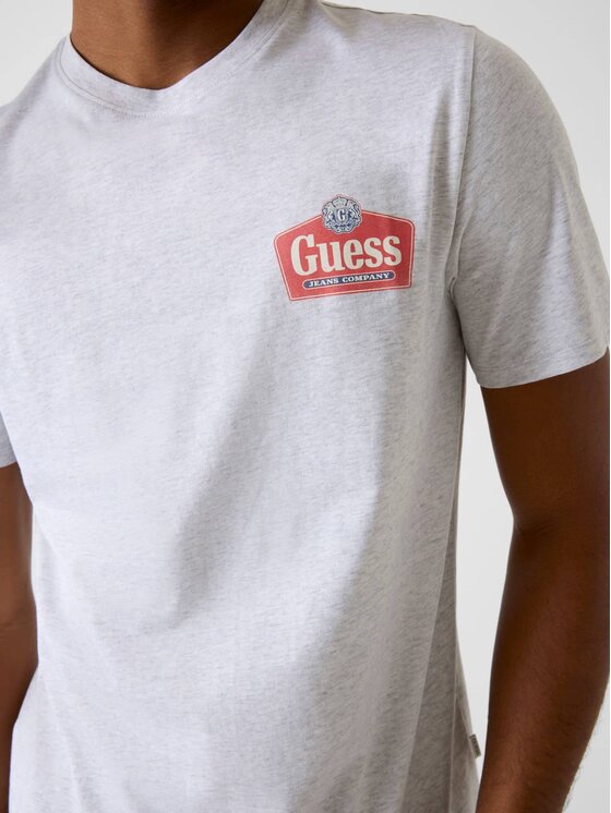 Guess Jeans Guess Jeans T-Shirt 180291 Šedá Classic Fit