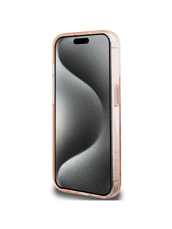 Hello Kitty Hello Kitty Etui na telefon iPhone 15 Pro Różowy