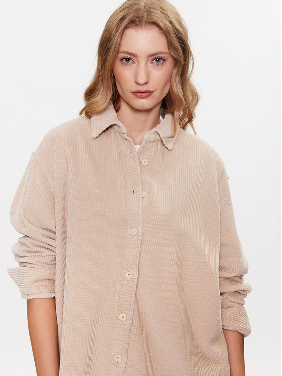 Camicia Chemise PADO06AH23 Beige Relaxed Fit