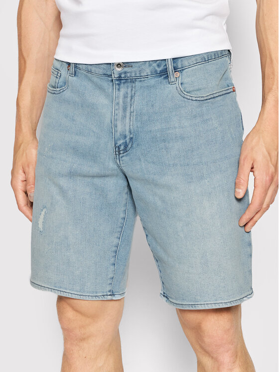 Armani Exchange Armani Exchange Džínové šortky 3LZJ65 Z2G9Z 05EK Modrá Slim Fit