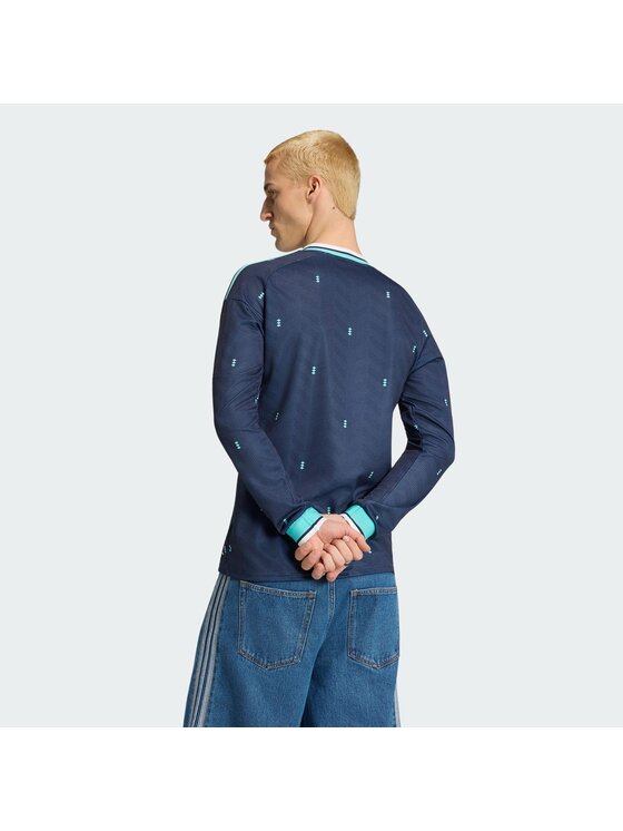 adidas adidas Koszulka techniczna 161885 Niebieski jasny Slim Fit