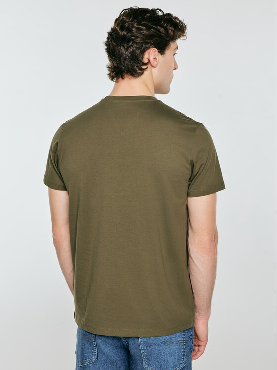 BIG STAR BIG STAR T-Shirt OMER Zielony Basic Fit