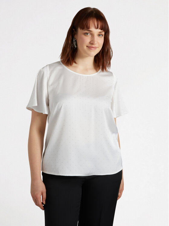 Fiorella Rubino Fiorella Rubino Blusa 2817T002331N011 Bianco Regular Fit