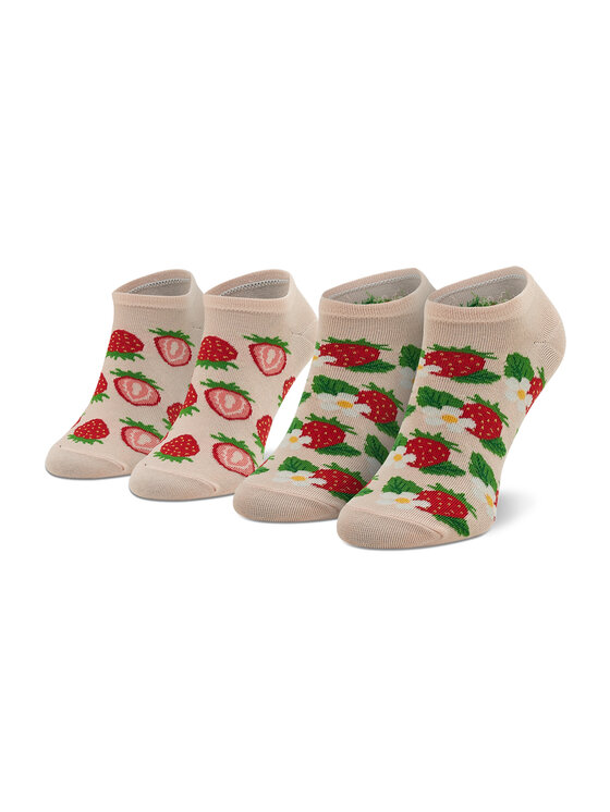Set di 2 paia di calzini corti da donna Mixtury