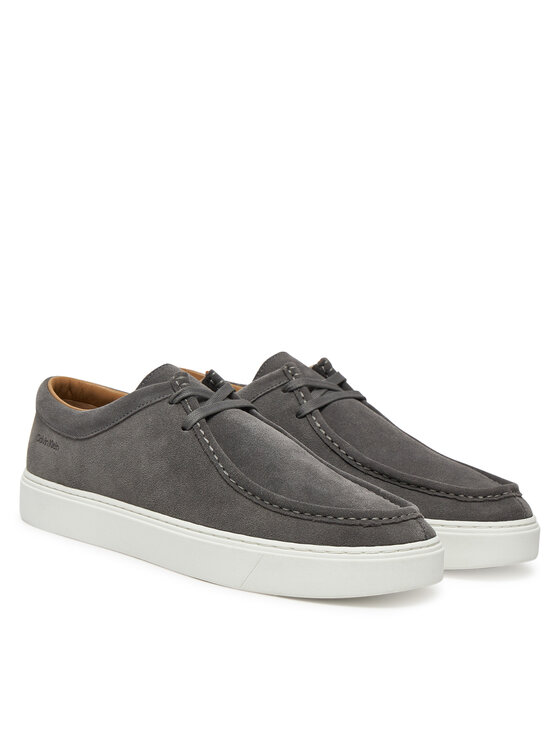 Calvin Klein Calvin Klein Scarpe basse Hybrid Apron Laceup Su HM0HM01967 Grigio