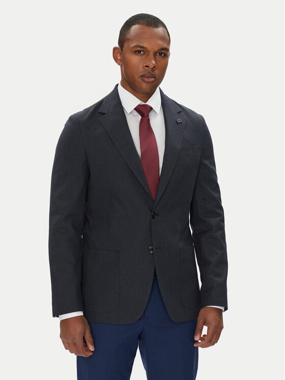 Tommy Hilfiger Tommy Hilfiger Zakó MW0MW39743 Sötétkék Slim Fit