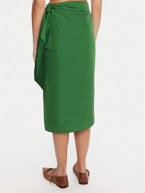 Weekend Max Mara Weekend Max Mara Midi sukňa Nareste 2515101042 Zelená Regular Fit