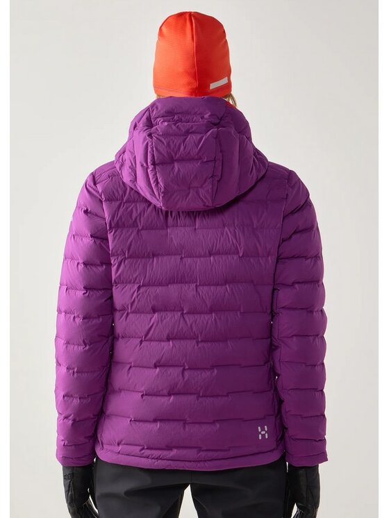 Haglöfs Haglöfs Kurtka puchowa Spitz Down Hood Women Fioletowy Regular Fit