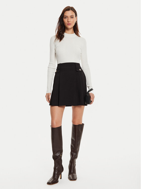 Morgan Morgan Спідниця трапеція 242-JIWI.F Чорний Regular Fit