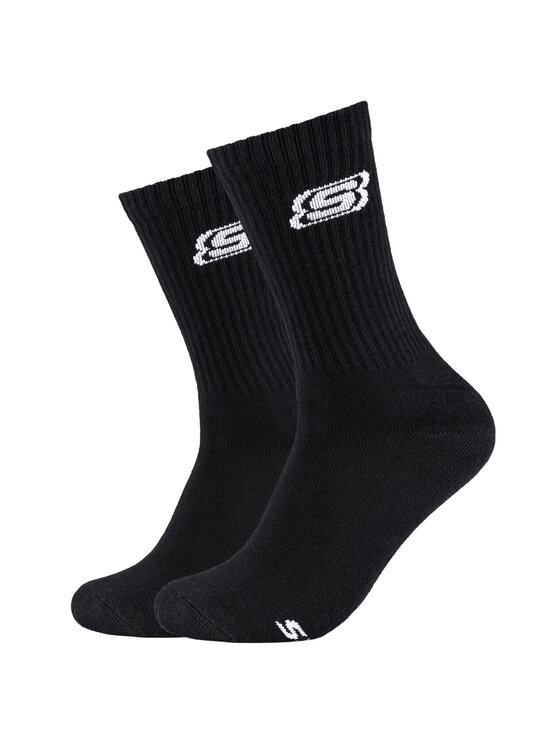 Skechers Skechers Calzini Skechers 2pk Tennis Cushioned Socks Nero