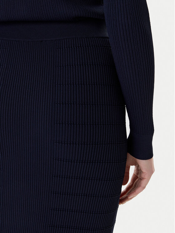 Guess Guess mini svārki W5YD66 Z0130 Tumši zils Slim Fit