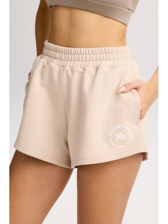 ROUGH RADICAL ROUGH RADICAL Szorty sportowe COTTON ACTIVE SHORTS WOMEN Beżowy Regular Fit
