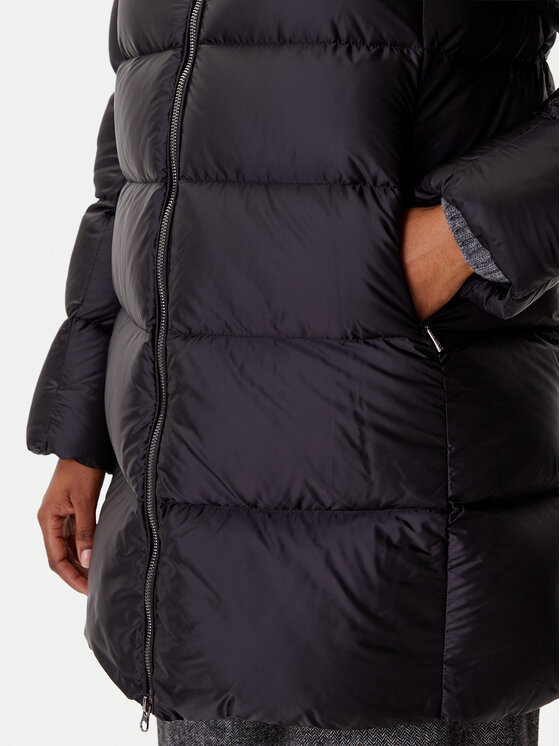 Hetregó Hetregó Пухено яке Hanna 8P602F 25WD02 Черен Regular Fit
