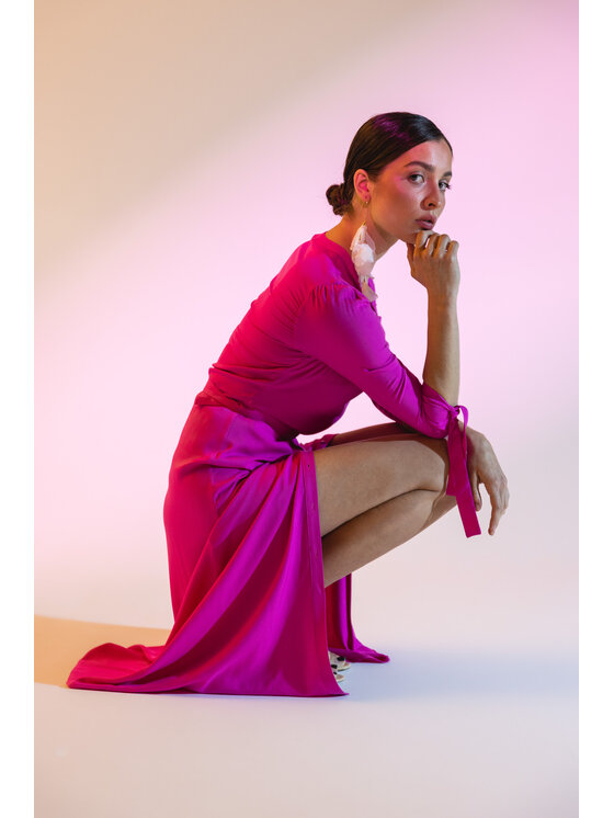Stylove Stylove Letní šaty S365 Růžová Comfortable Fit
