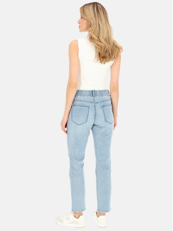 Red Button Red Button Spodnie damskie Tessy Niebieski Relaxed Fit