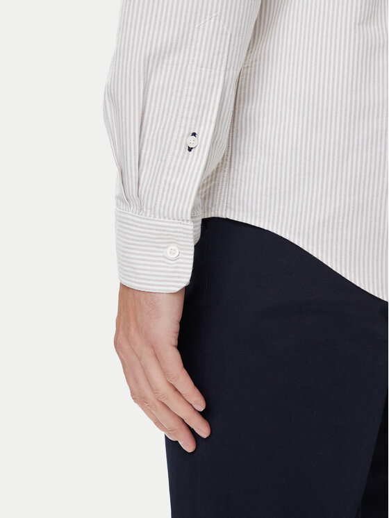 Tommy Hilfiger Tommy Hilfiger Πουκάμισο Heritage Oxford MW0MW36238 Μπεζ Regular Fit