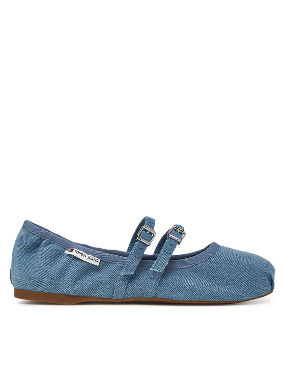 Tommy Jeans Tommy Jeans Balerini Ballerina Denim EN0EN02782 Albastru