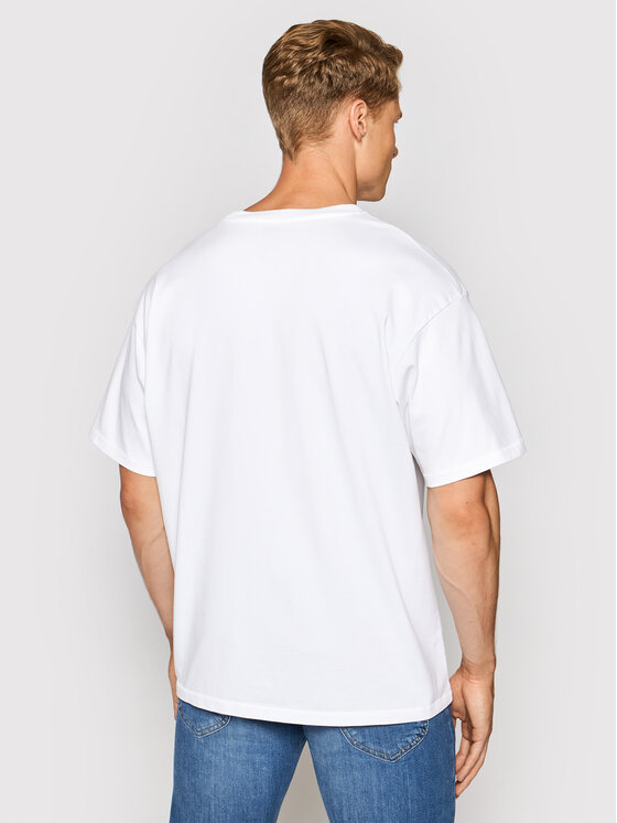 T-shirt Vintage Fit Graphic Tee 87373-0014 Bianco