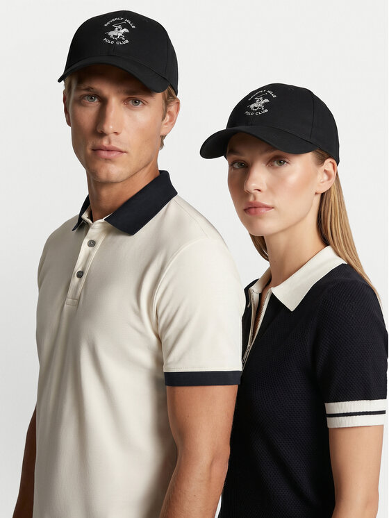 Beverly Hills Polo Club Beverly Hills Polo Club Czapka z daszkiem CWBEO-BHPC-U3-003-SS26 Czarny