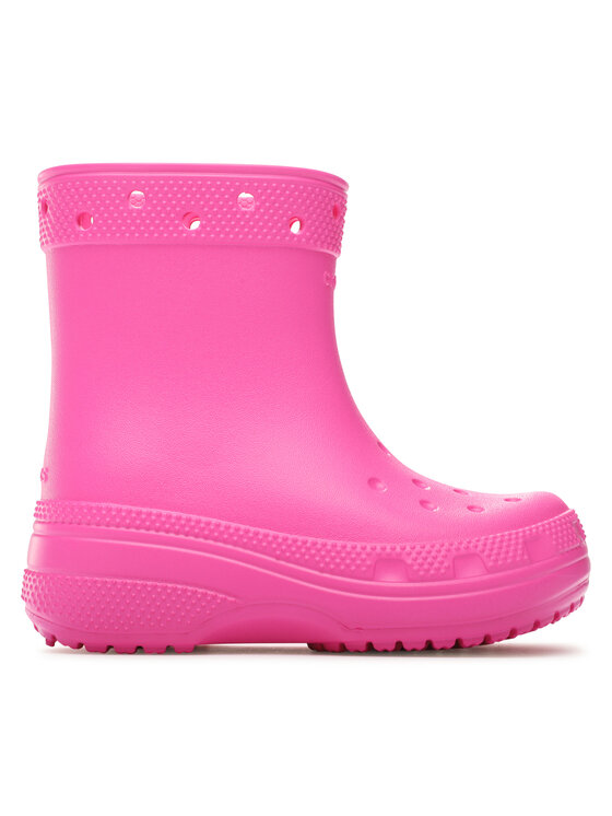 Crocs Gumijasti škornji Crocs Classic Boot Kids 208544 Roza