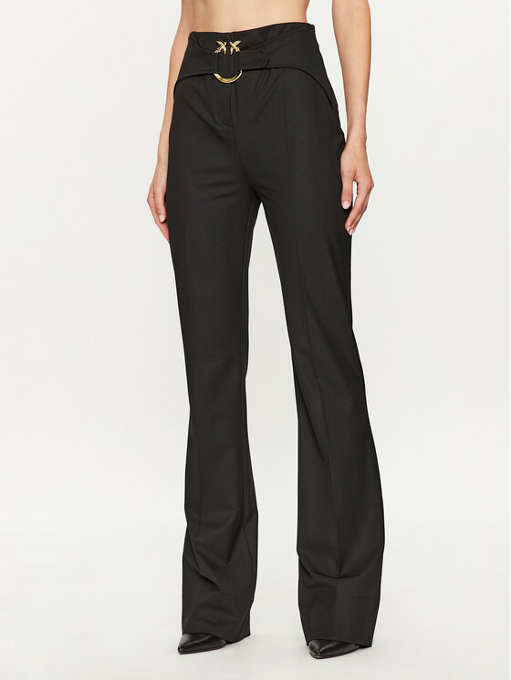 PINKO Pinko Pantaloni di tessuto Phanton 102263 A18G Nero Regular Fit