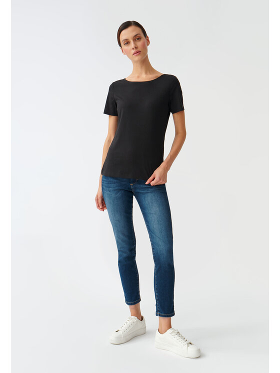 TATUUM TATUUM Bluzka MIKAJA Czarny Classic Fit