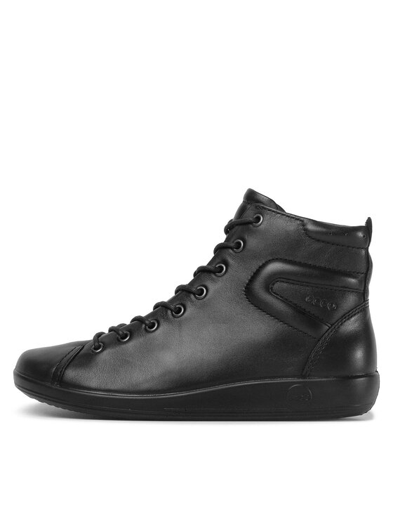 ECCO ECCO Polokozačky Soft 2.0 20652356723 Černá