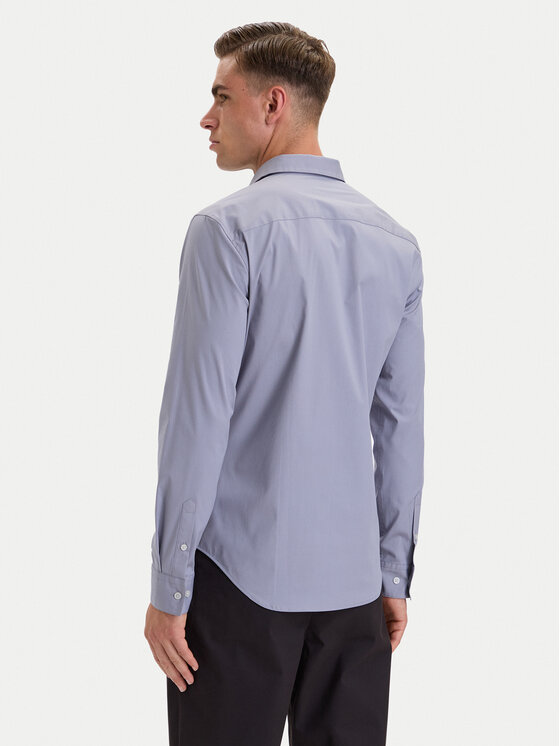 Calvin Klein Calvin Klein Риза LV04LB145G Светлолилав Slim Fit