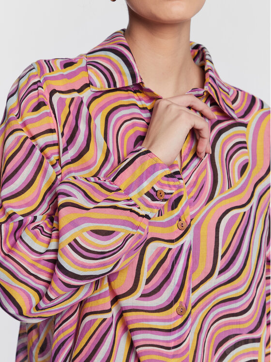 Billabong Billabong Camicia Swell EBJWT00102 Viola Oversize
