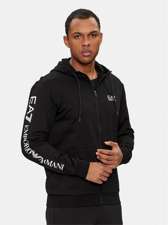 EA7 Emporio Armani EA7 Emporio Armani Mikina 7M000568 AF13512 MC001 Černá Regular Fit