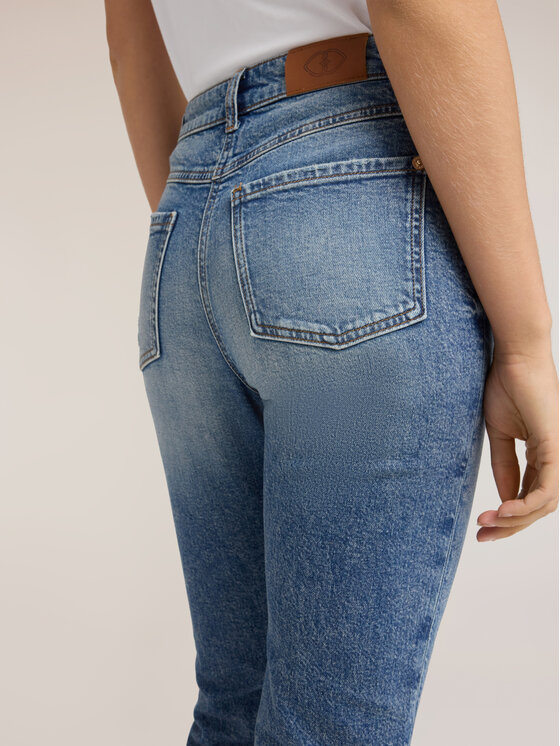 Motivi Motivi Szorty jeansowe P469Q004594N004 Turkusowy Cropp Fit