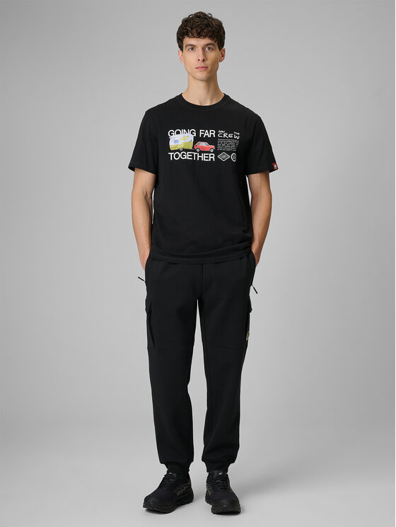 4F 4F T-Shirt NATURE’S TRAIL Czarny Regular Fit