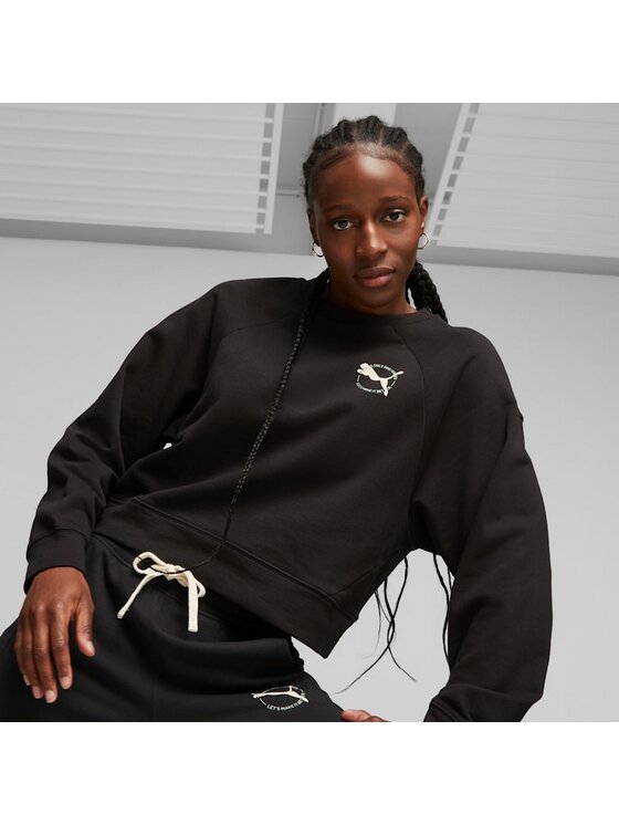 Puma Puma Bluza 676067 Czarny Regular Fit