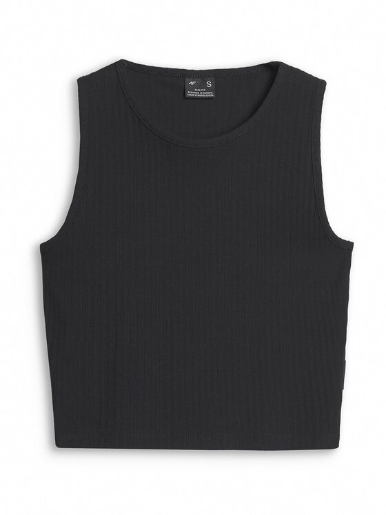 4F 4F Tank top MIDSHOP TEXTILE Czarny Slim Fit